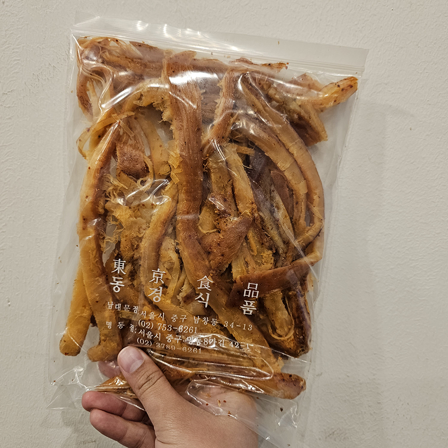 辣味粗魷魚條 300g