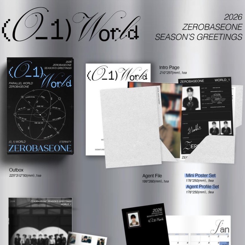 ZEROBASEONE Seasons Greetings 2026 (0_1) World