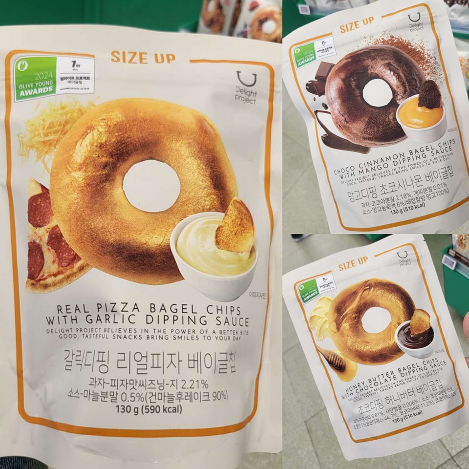 Olive Young沾醬款貝果脆脆