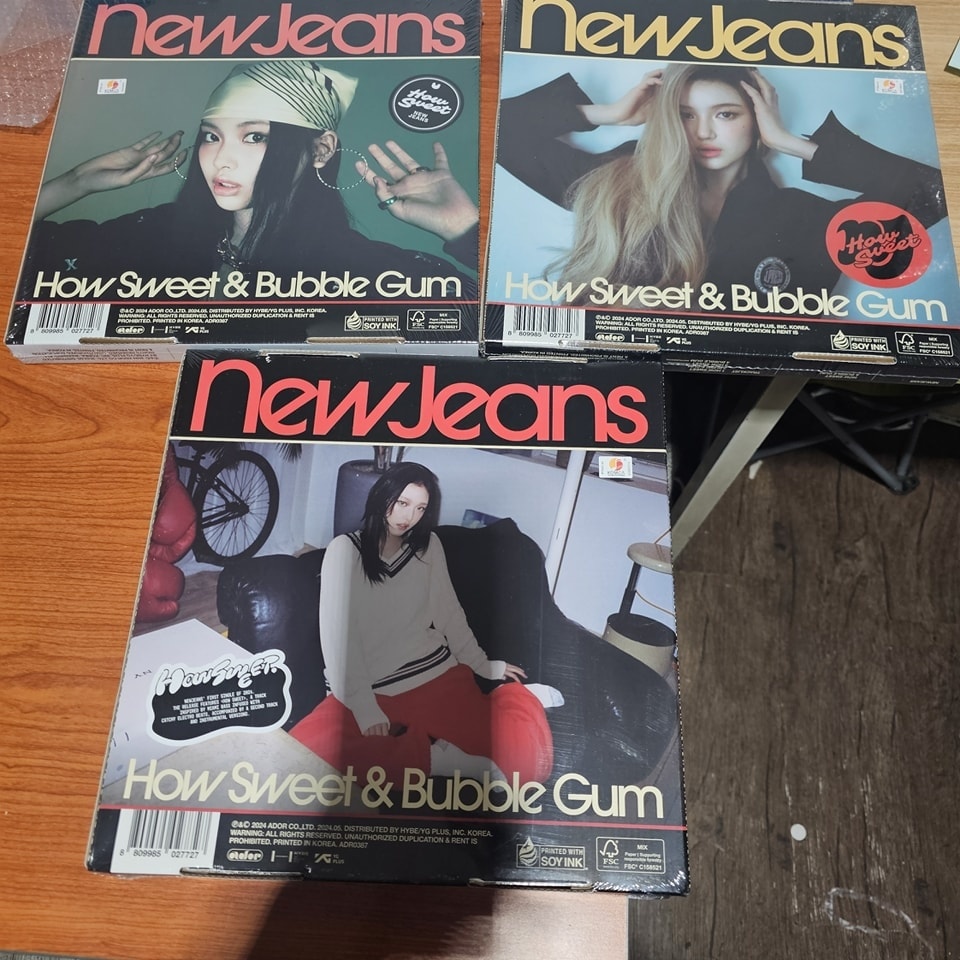 NEWJEANS - How Sweet & Bubble Gum專輯