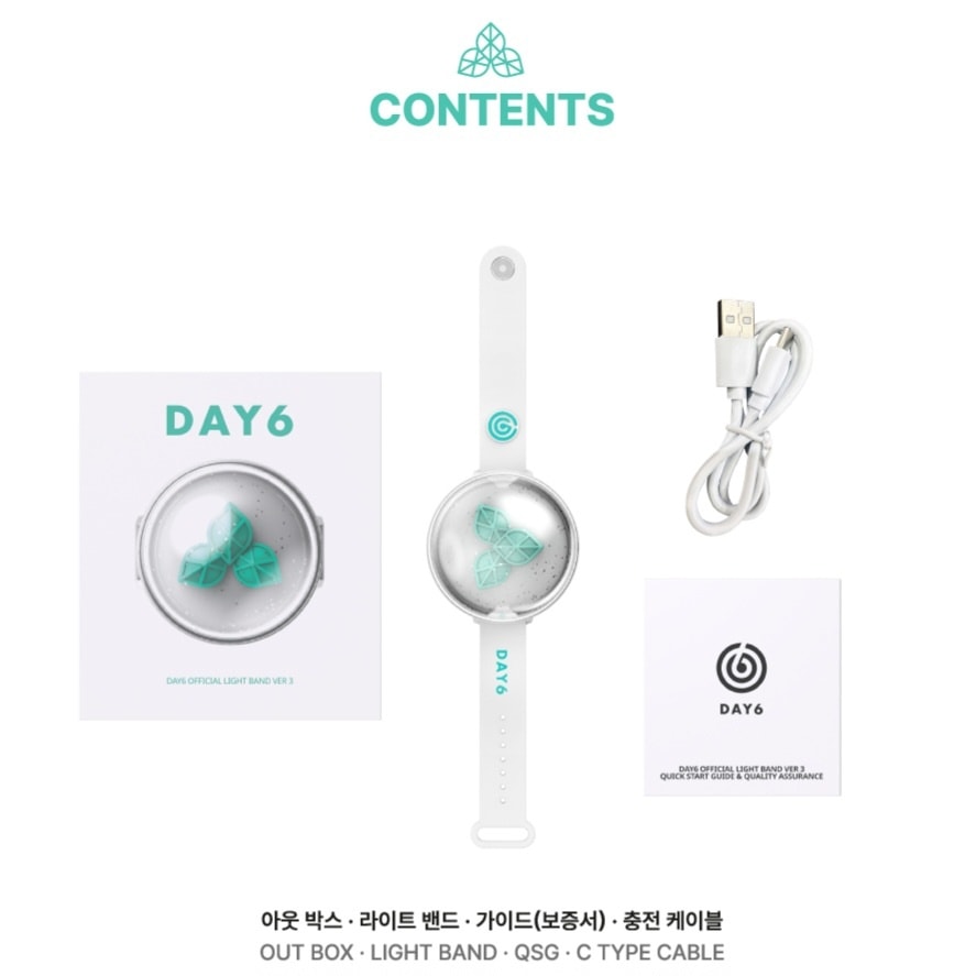 DAY6 官方手燈手環