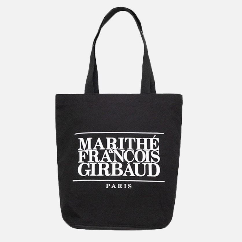 Marithe Francois Girbaud黑色LOGO布袋 