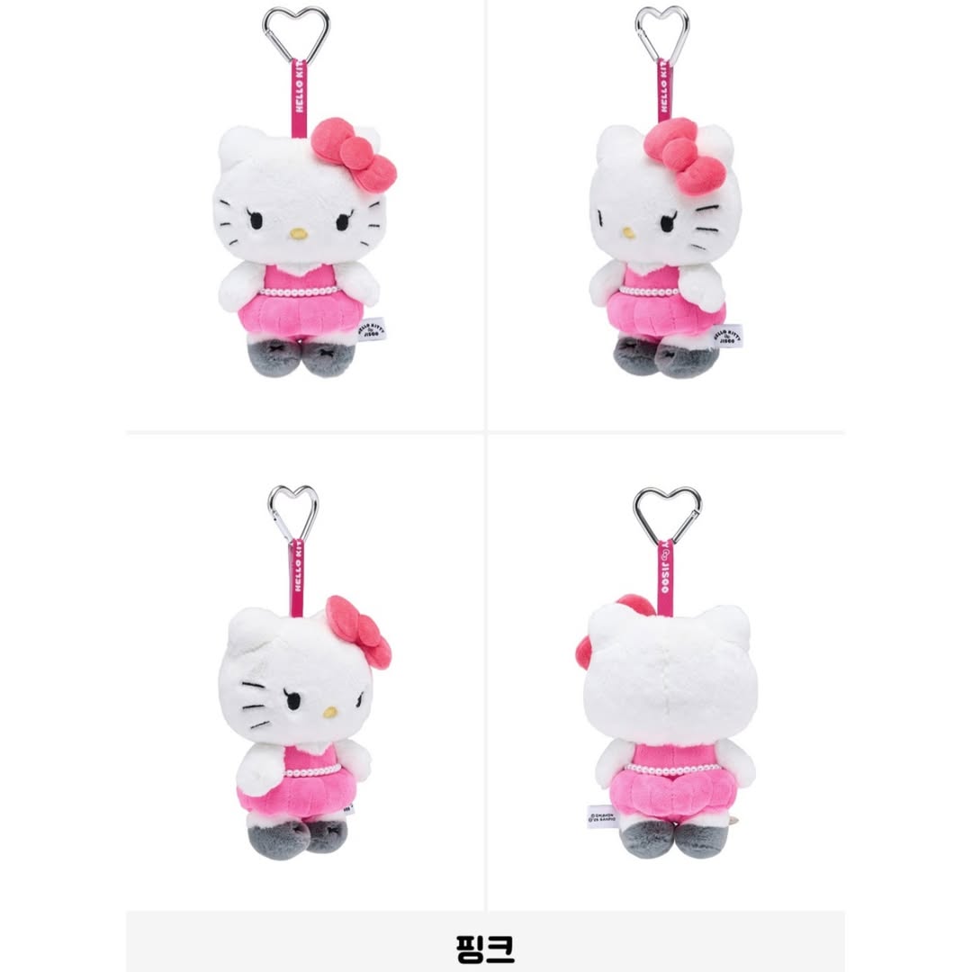 HELLO KITTY x JISOO(BLACKPINK) - 公仔掛飾