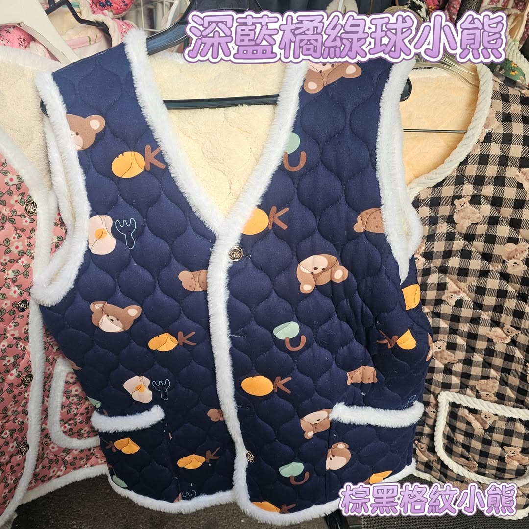韓國國民熊熊/櫻桃阿婆背心
