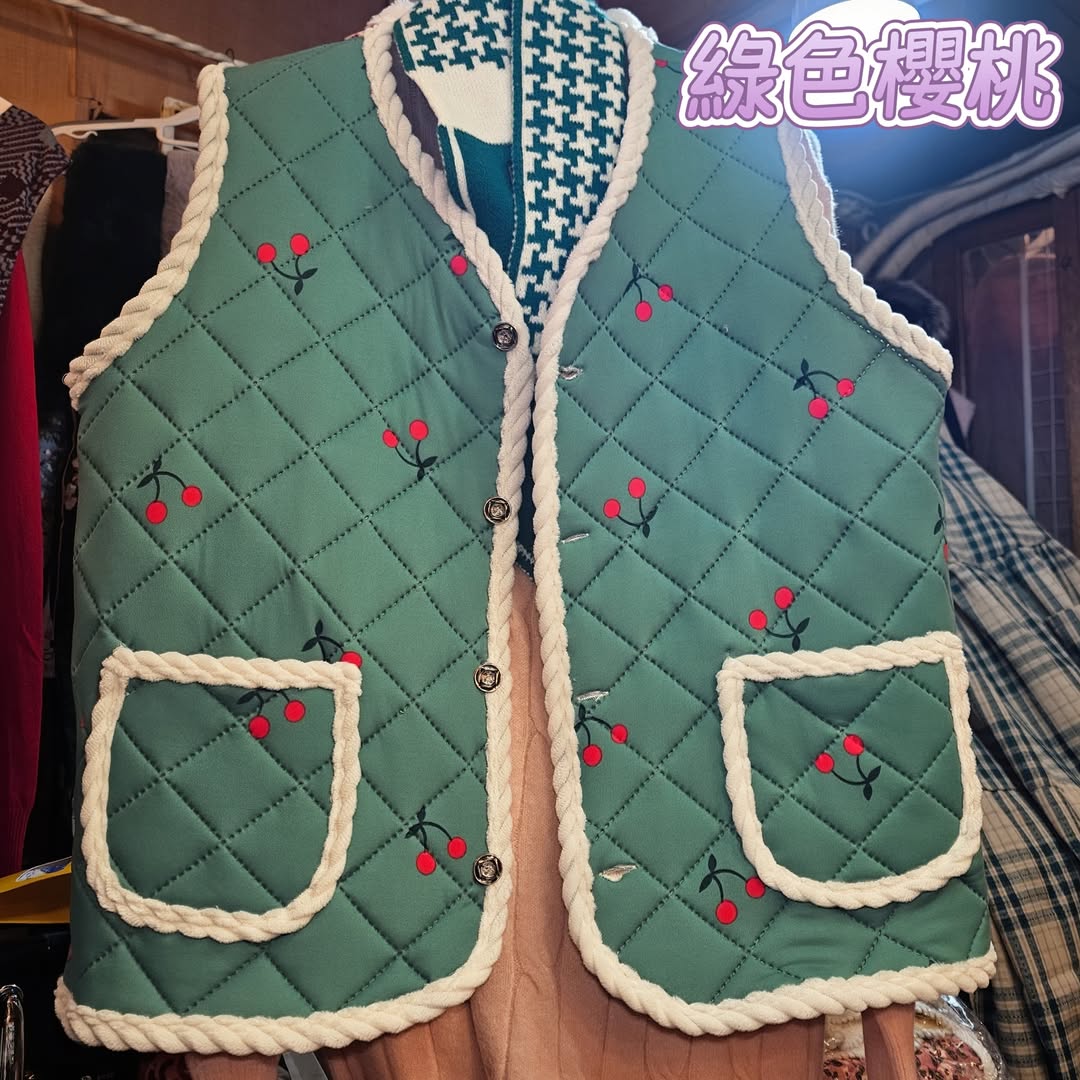 韓國國民熊熊/櫻桃阿婆背心