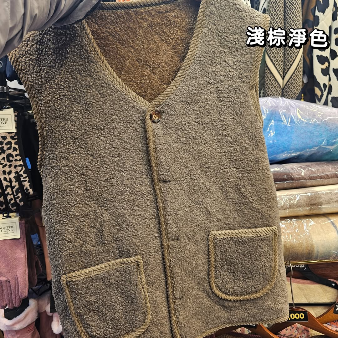 韓國國民淨色純色背心