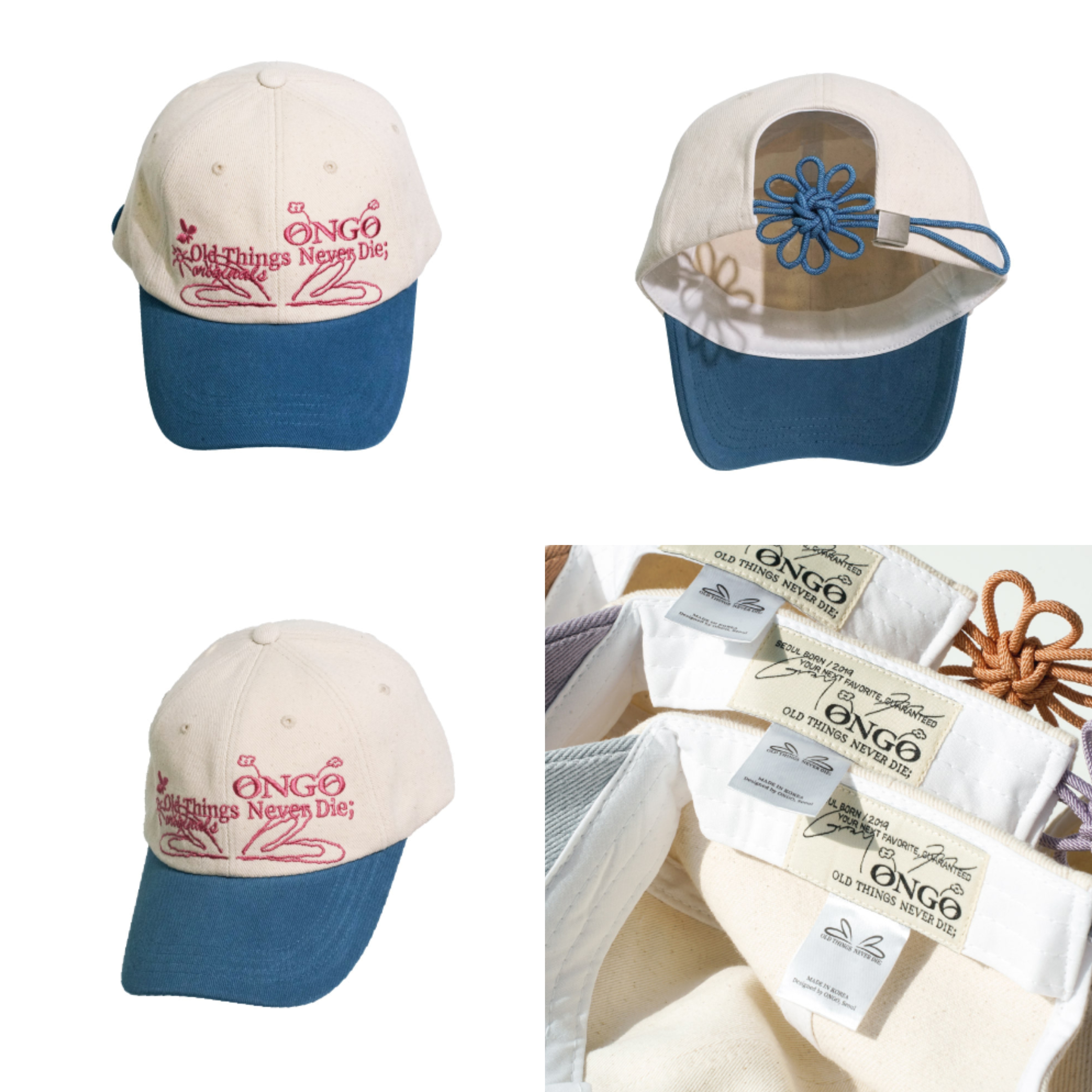 ONGOFLOWERKnotCap