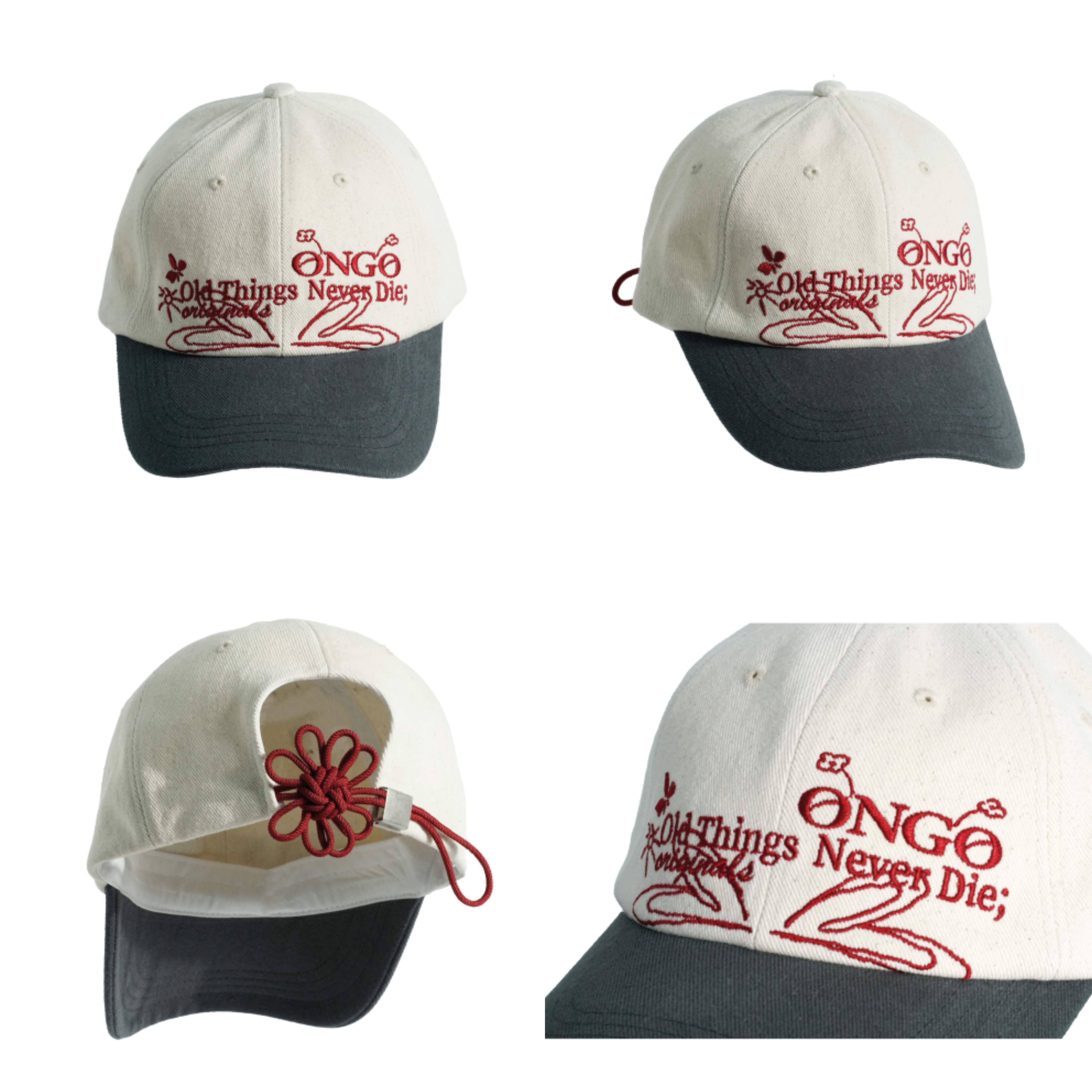 花花繩結Cap帽 FLOWER KNOT CAP