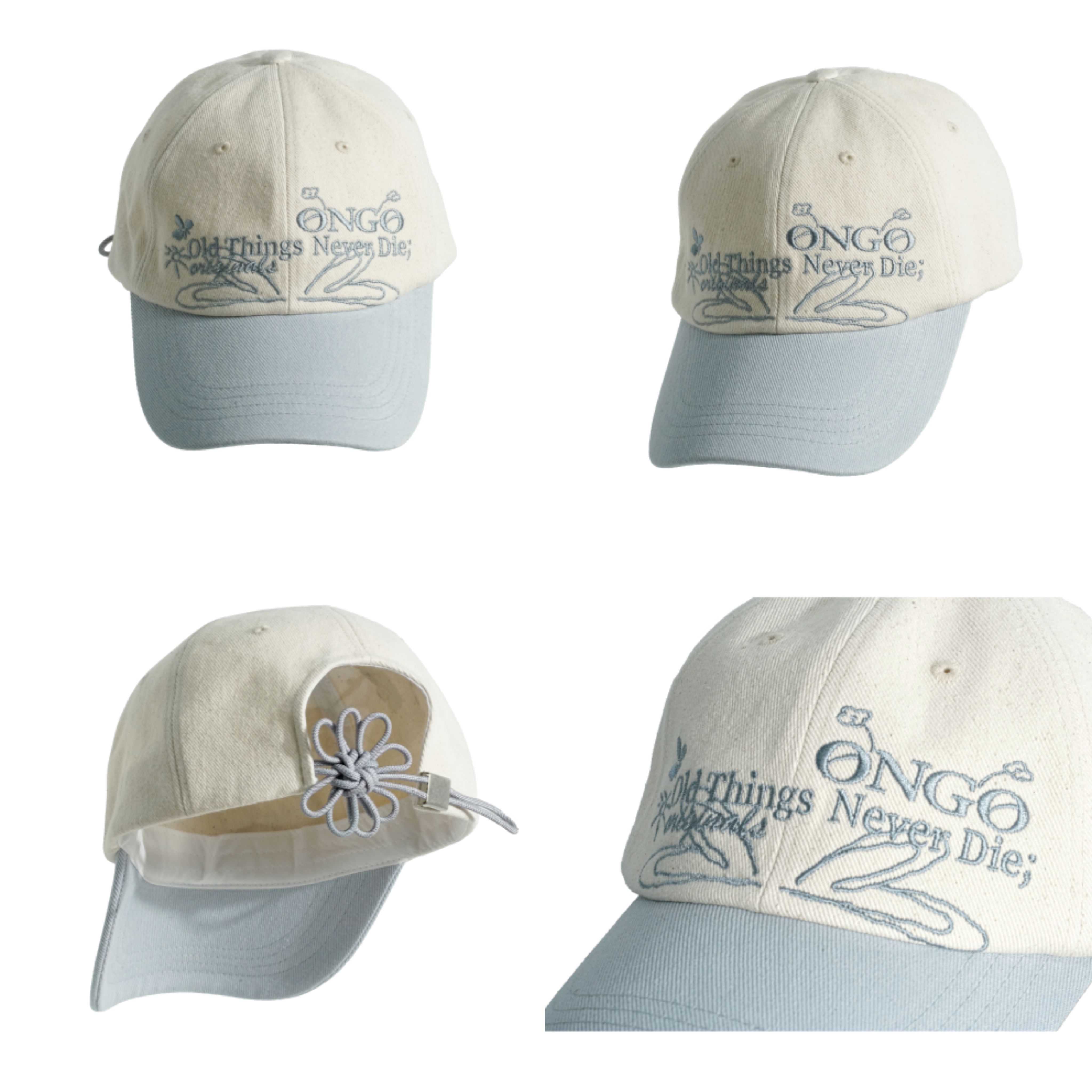 花花繩結Cap帽 FLOWER KNOT CAP