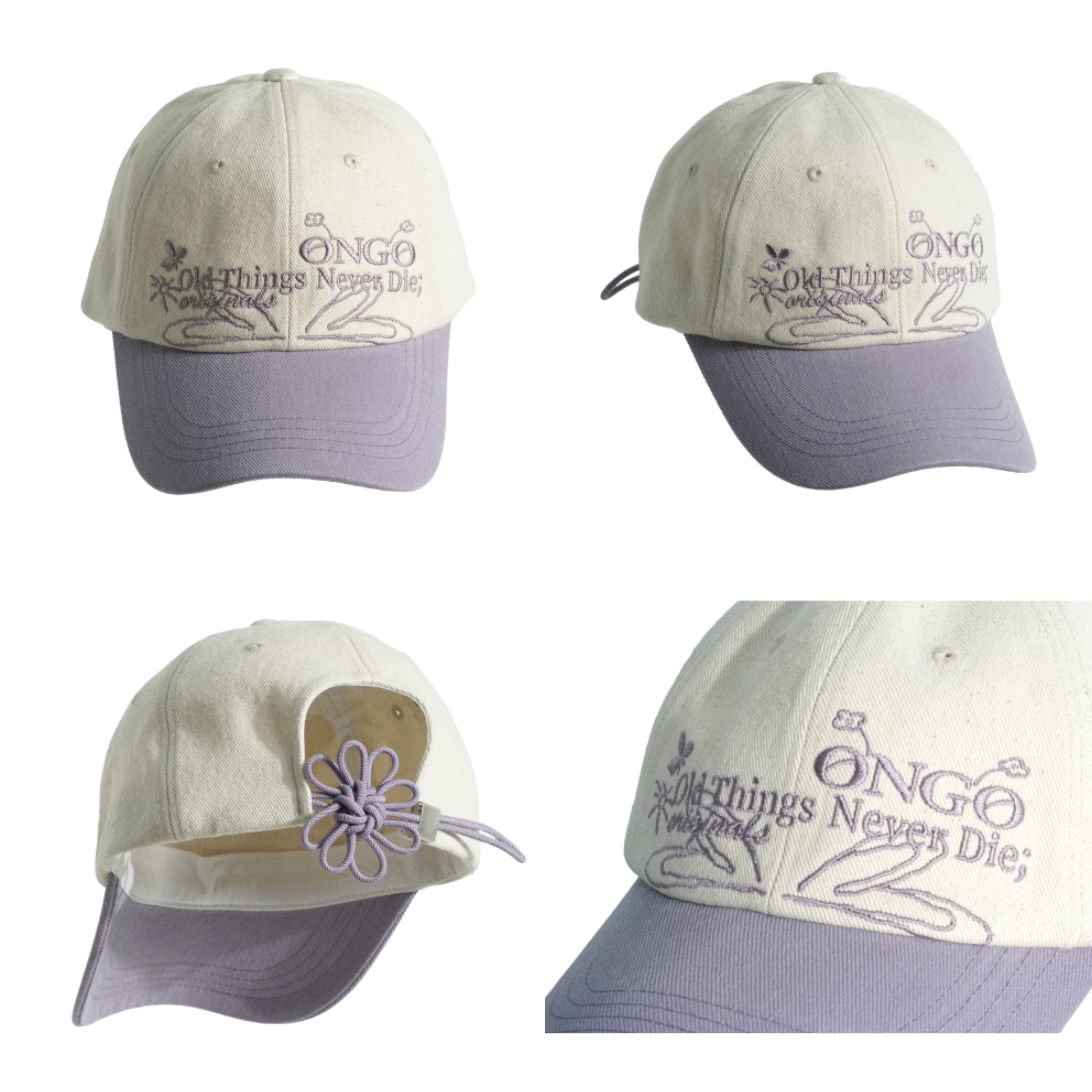 花花繩結Cap帽 FLOWER KNOT CAP