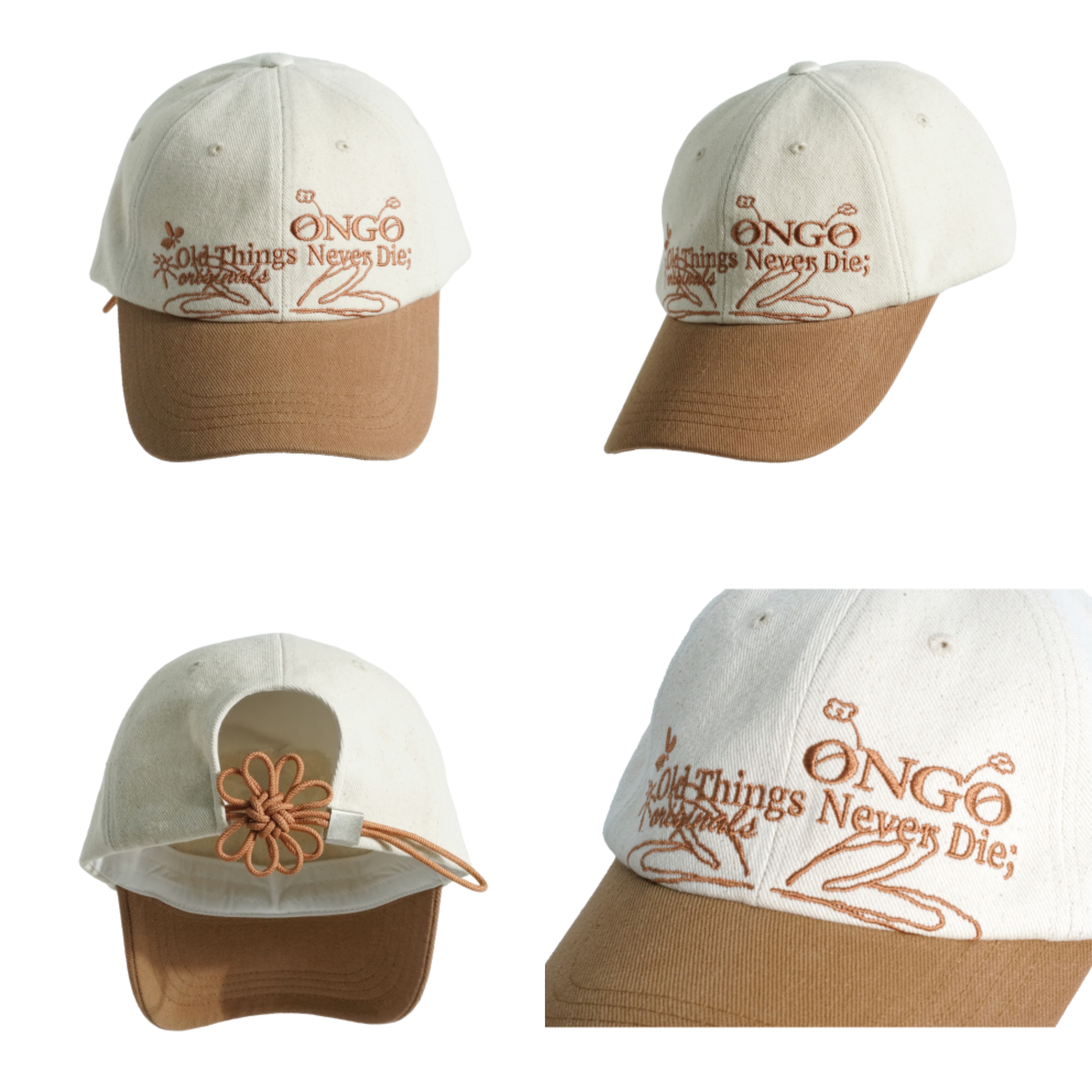 花花繩結Cap帽 FLOWER KNOT CAP