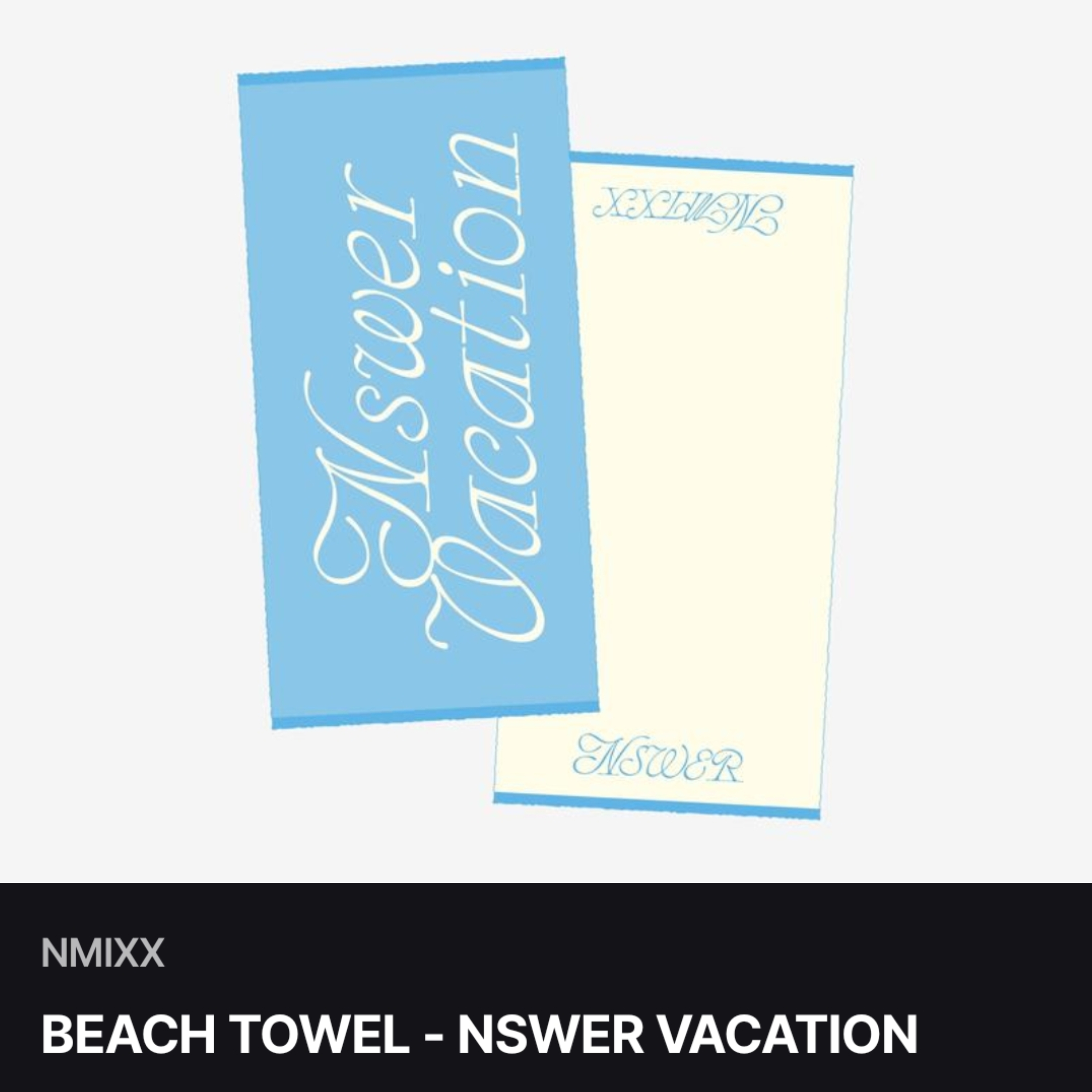 NMIXX NSWER VACATION FM官方周邊