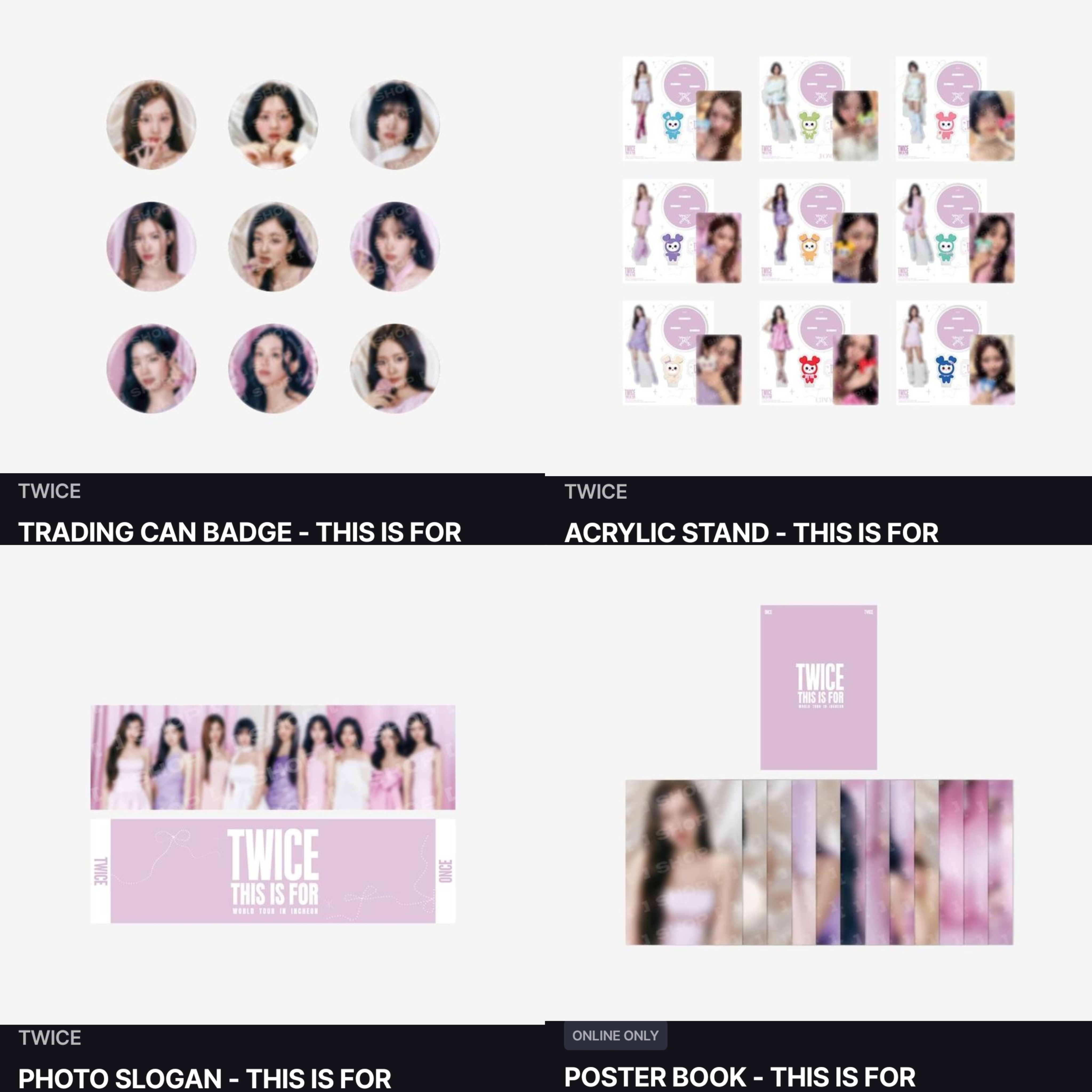 TWICE - This is For 演唱會官方週邊