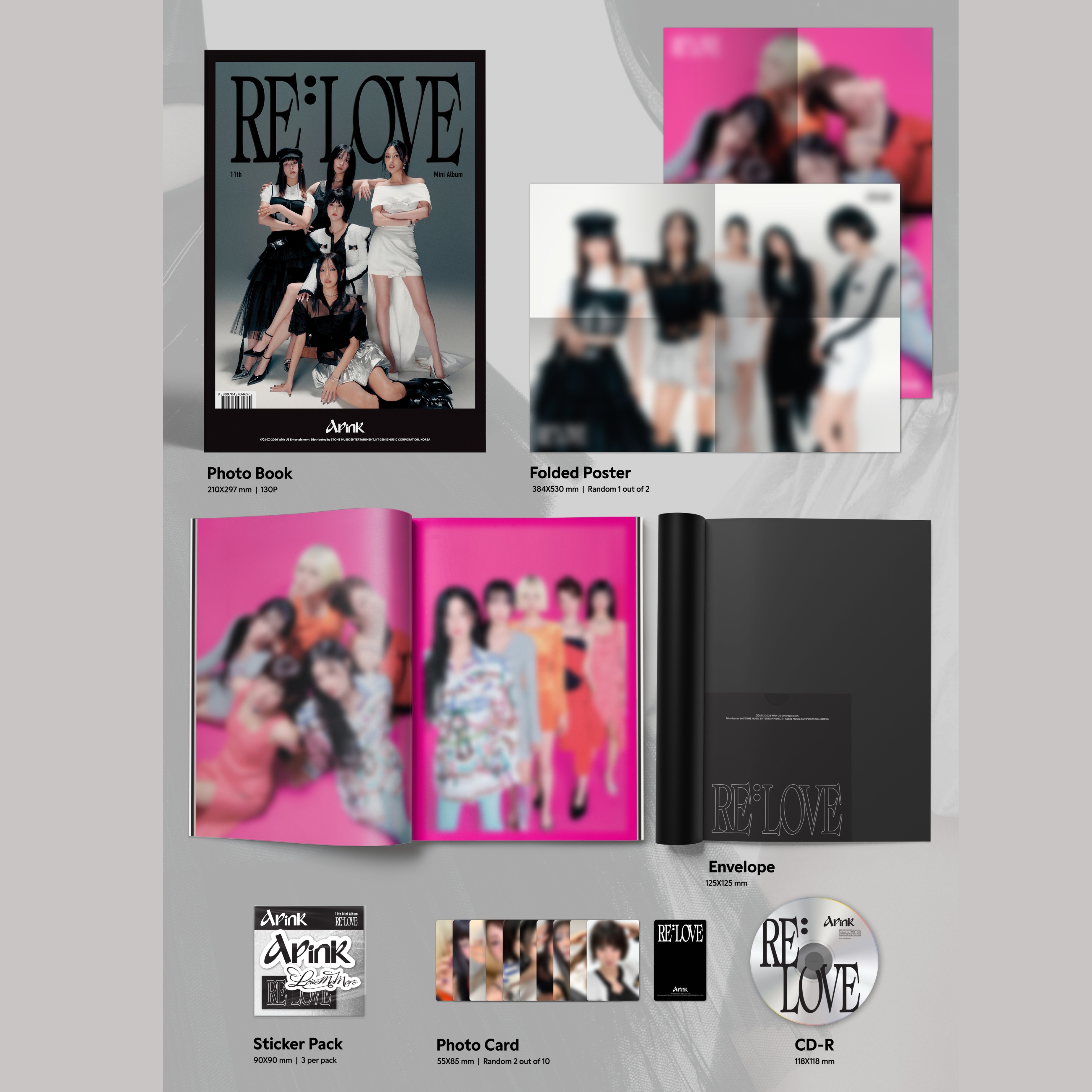 APINK RE : LOVE 連SOUNDWAVE/特典小卡