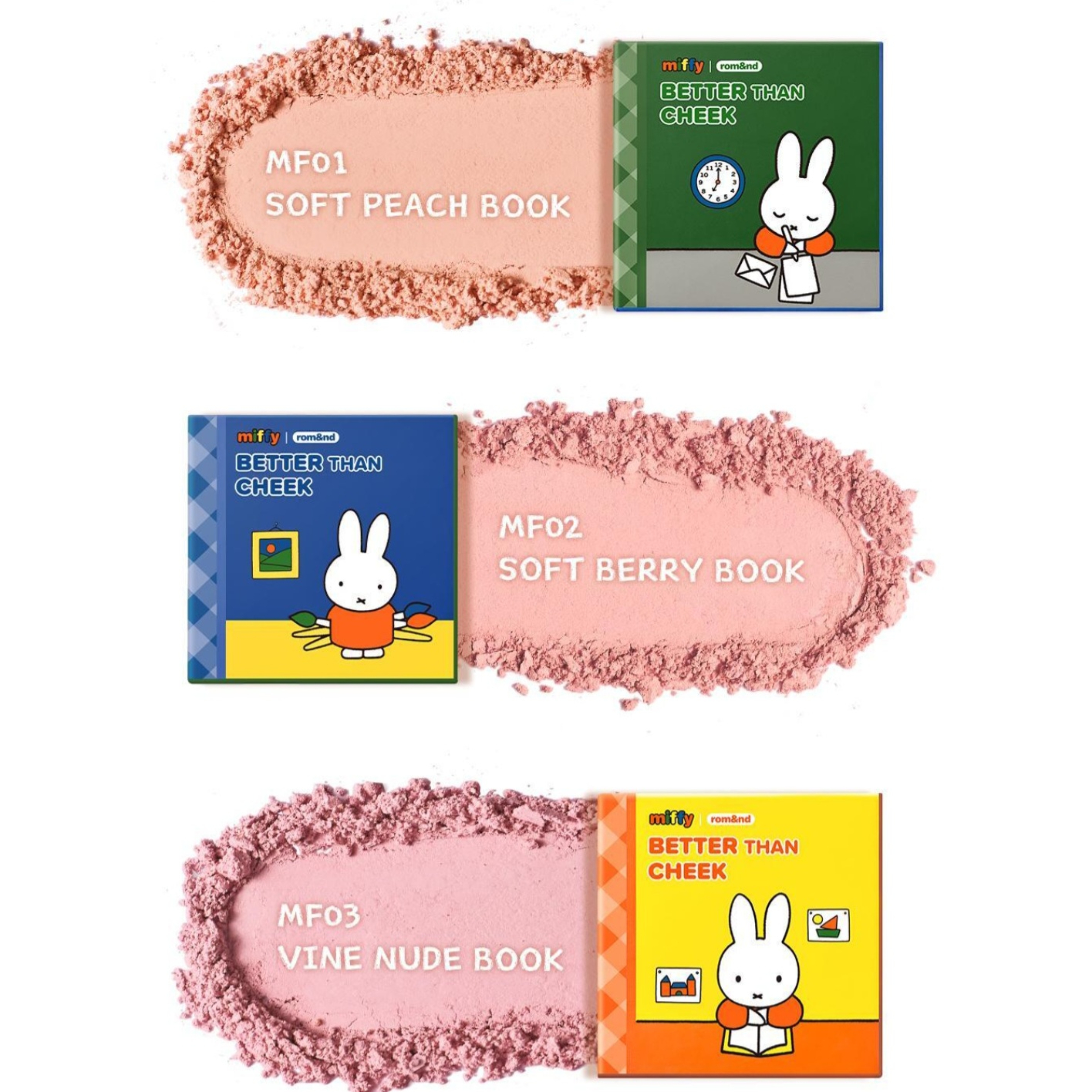 Miffy 米菲 x Romand 文具化妝品系列