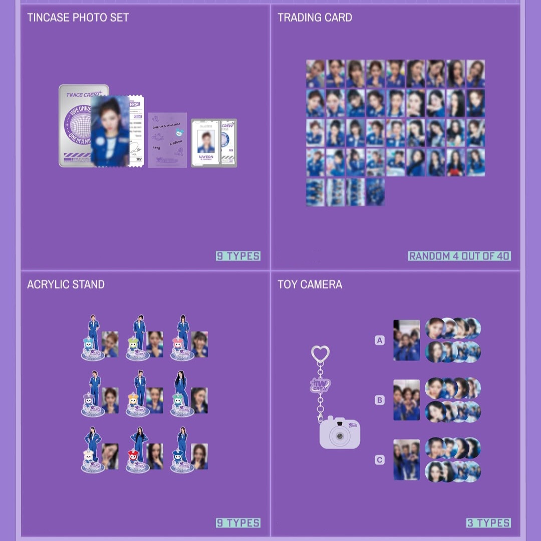 TWICE 《10VE UNIVERSE》官方周邊