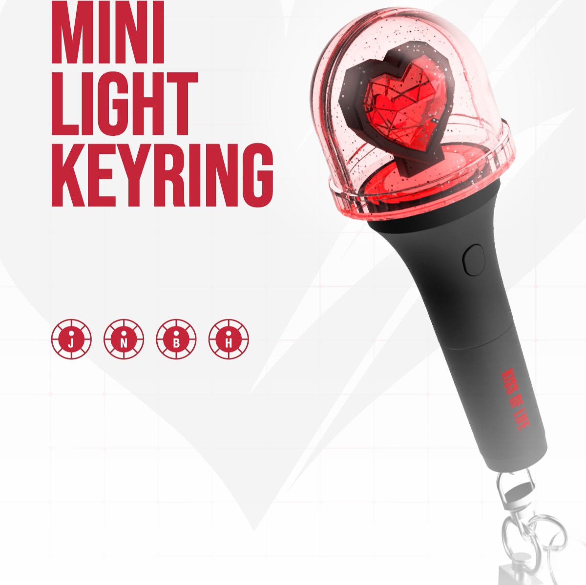 KissOfLifeLightstickKeyring