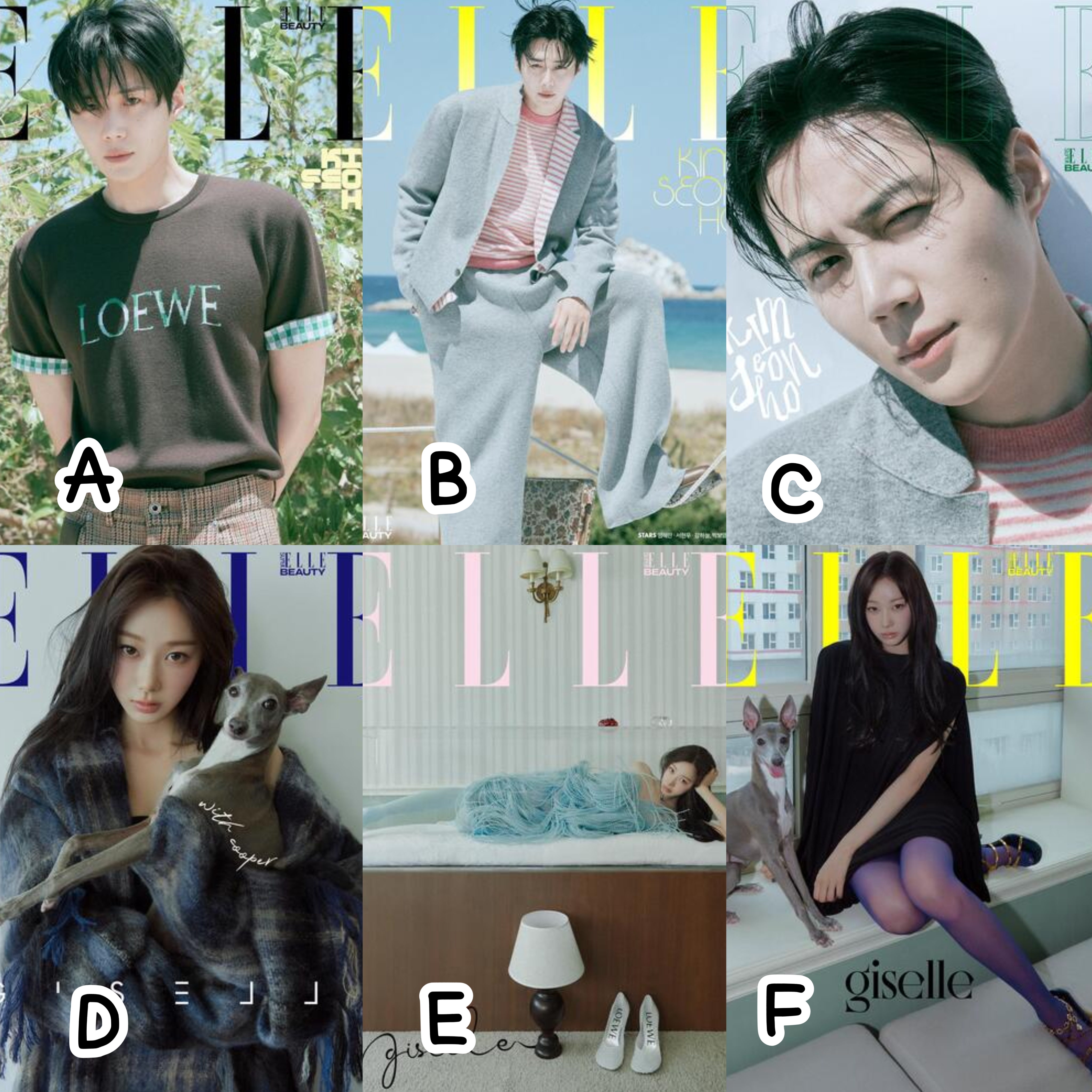 ELLE 8月號 (封面: 金宣虎 / Giselle(aespa))
