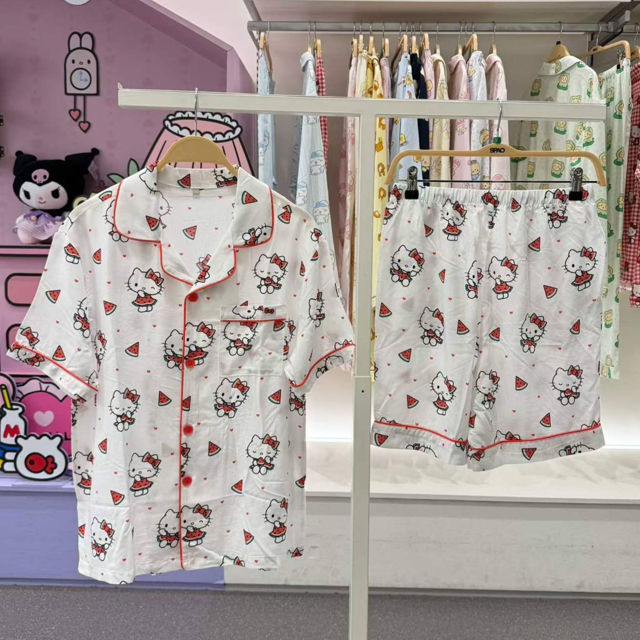 SPAO x 三麗鷗(Sanrio) - 短袖睡衣