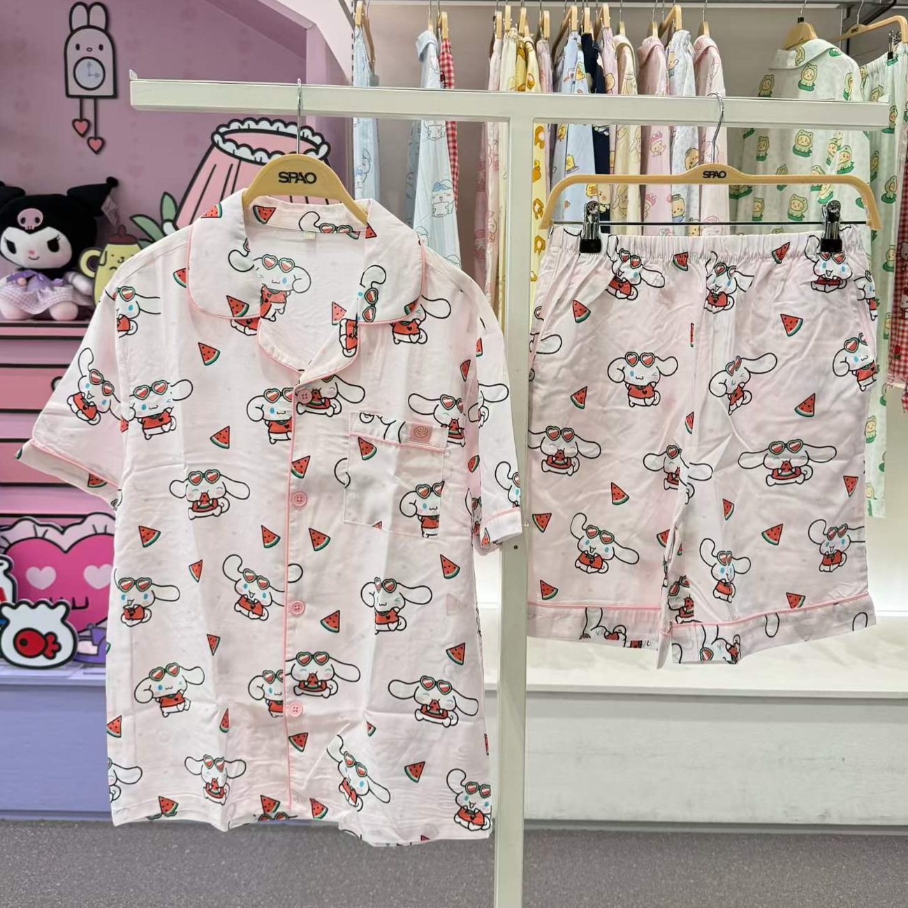 SPAO x 三麗鷗(Sanrio) - 短袖睡衣
