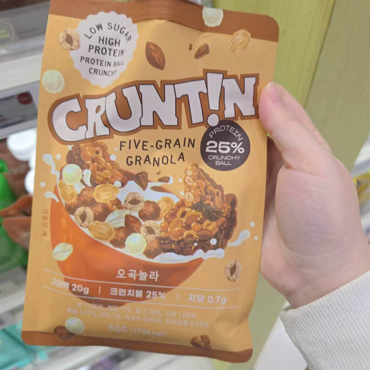 CRUNTIN 高蛋白穀物球零食