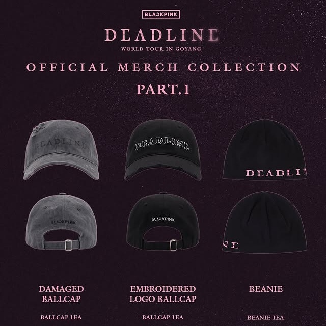 BLACKPINK Deadline 演唱會官方周邊 Part 1