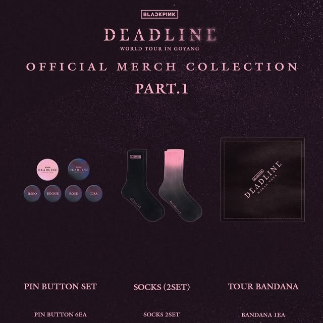 BLACKPINK Deadline 演唱會官方周邊 Part 1