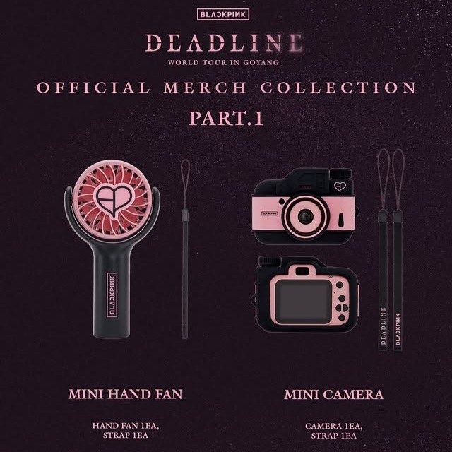 BLACKPINK Deadline 演唱會官方周邊 Part 1