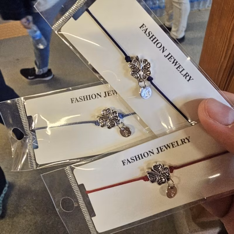 奉恩寺銀色四葉草手繩