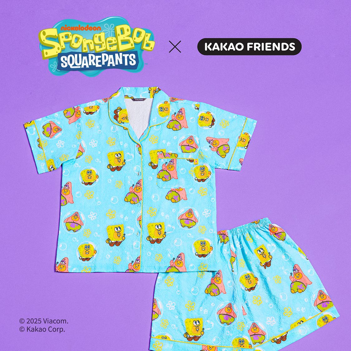 KakaoFriends x 海綿寶寶系列
