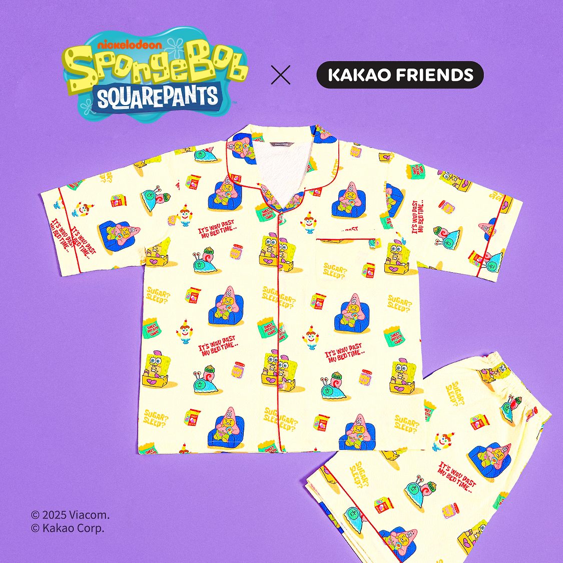 KakaoFriends x 海綿寶寶系列